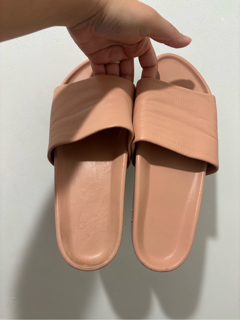 Beek Pelican Leather Platform Sandal Size 9 - Picture 3 of 8